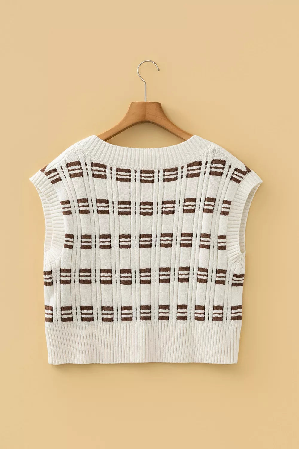 Korte spencer dames met streepmotief - detailfoto