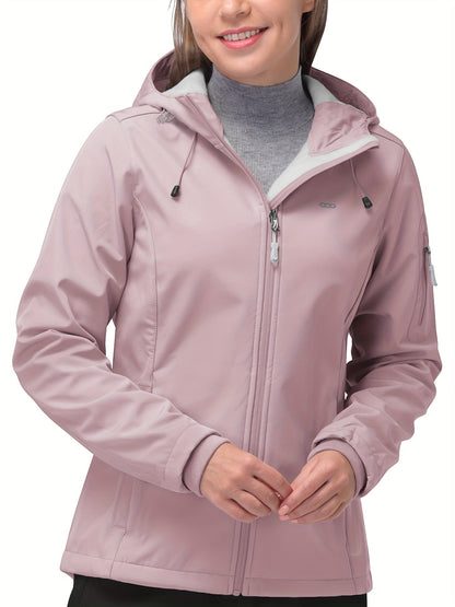 Softshell Jas Dames - Waterdicht - Winddicht - Polyester