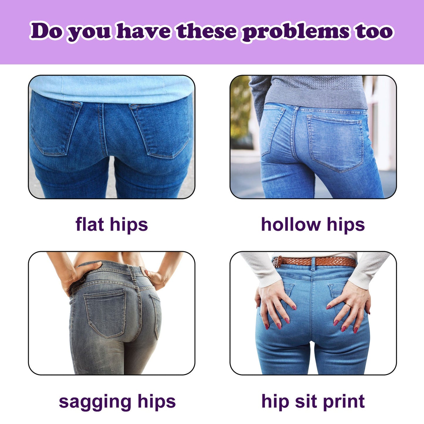 Essentiële olie voor heupen en billen voedend en verstevigend