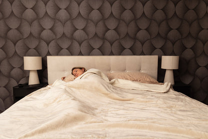Elektrische deken 180 x 160 cm met extra warmtedraden en bediening met display - beeld 4