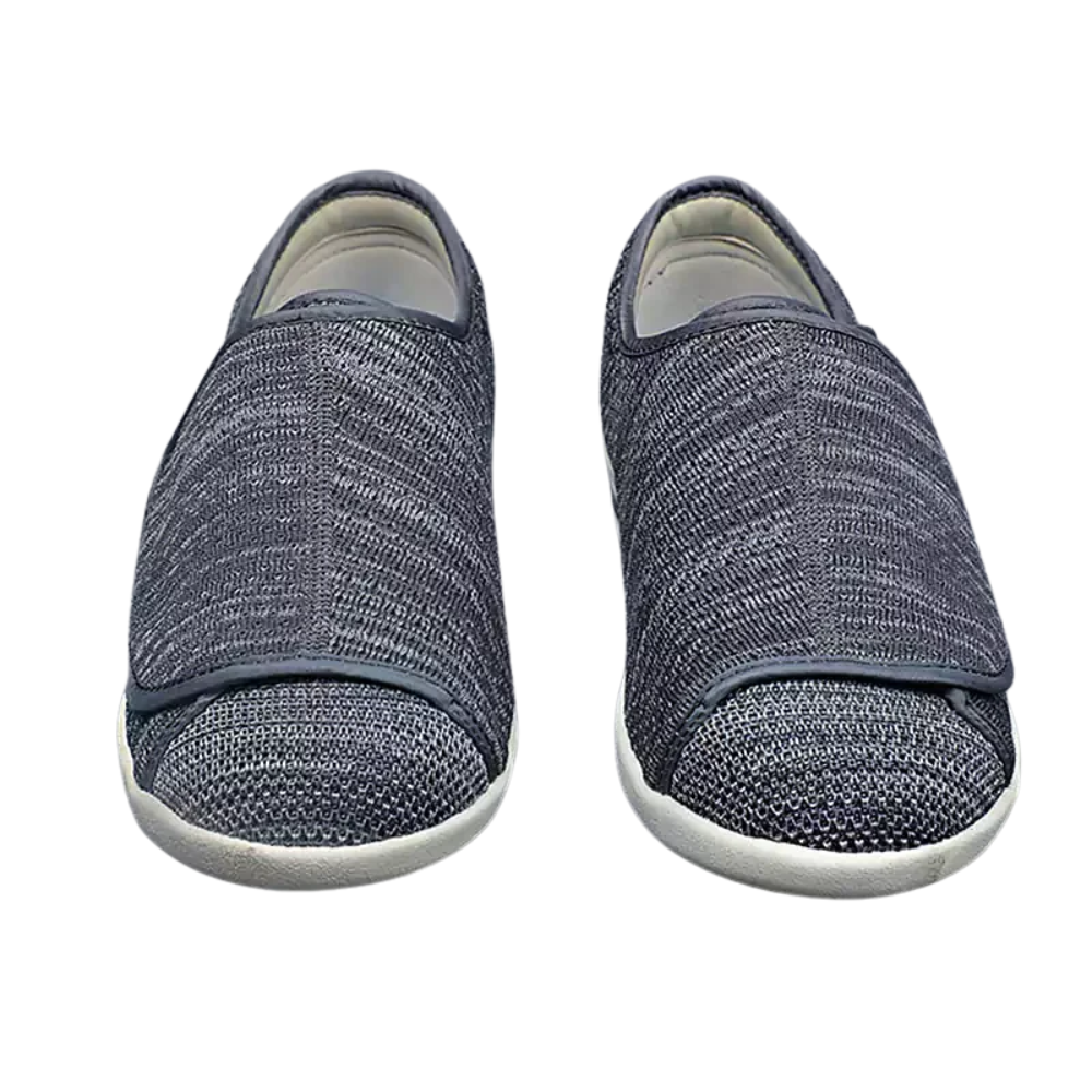 Ergonomische klittenbandschoenen met ruime pasvorm en brede sluiting