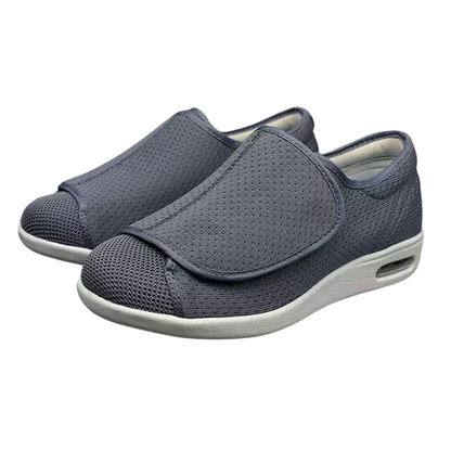 Ergonomische klittenbandschoenen met ruime pasvorm en brede sluiting