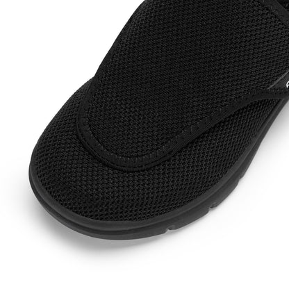 Extra brede herenschoenen van ademend mesh met flap en klittenband - beeld 5