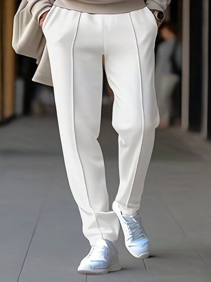 Heren Vrijetijdsbroek - Comfort & Stijl - Elastische Taille - Luxe Kwaliteit