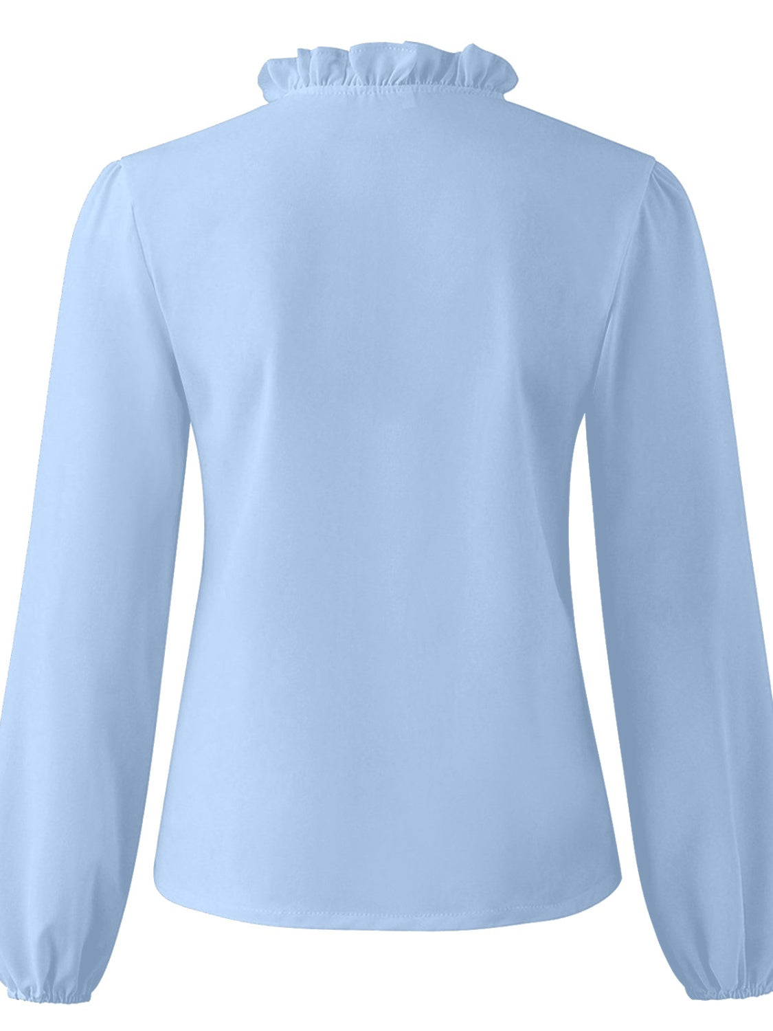 Blouse dames met ruche - detailfoto