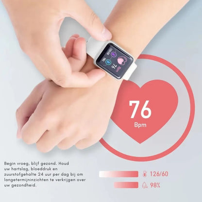 Hartslagmeting met de fitness smartwatch