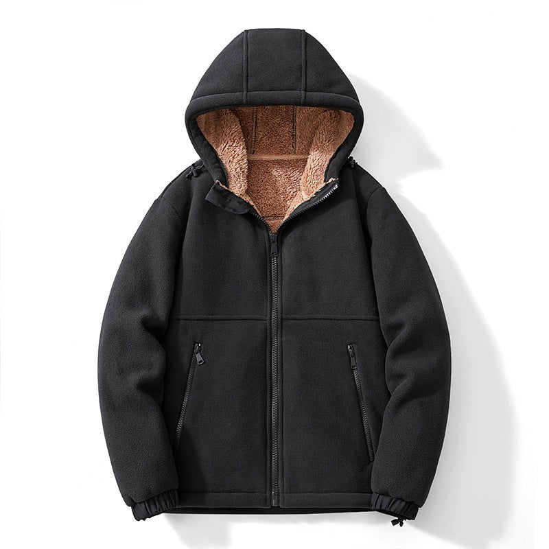 Fleece herenjack met teddyvoering en verstelbare capuchon - beeld 9