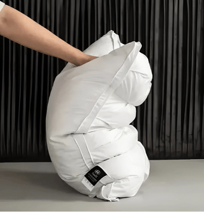 Luxe Ganzendons Hoofdkussen – Ergonomische Ondersteuning voor een Diepe, Rustige Slaap