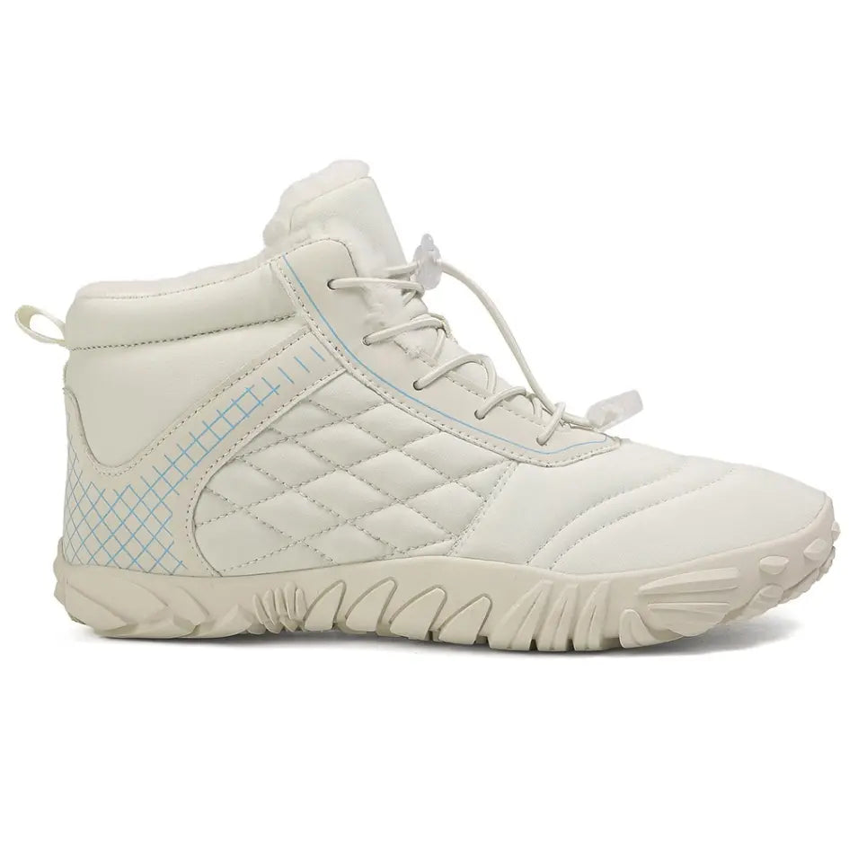 Unisex barefoot winterschoenen met elastische veters en brede neus