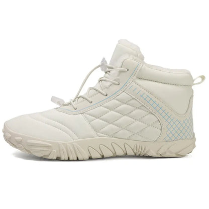 Unisex barefoot winterschoenen met elastische veters en brede neus
