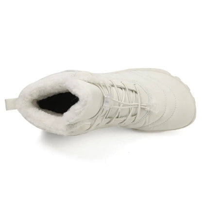 Unisex barefoot winterschoenen met elastische veters en brede neus