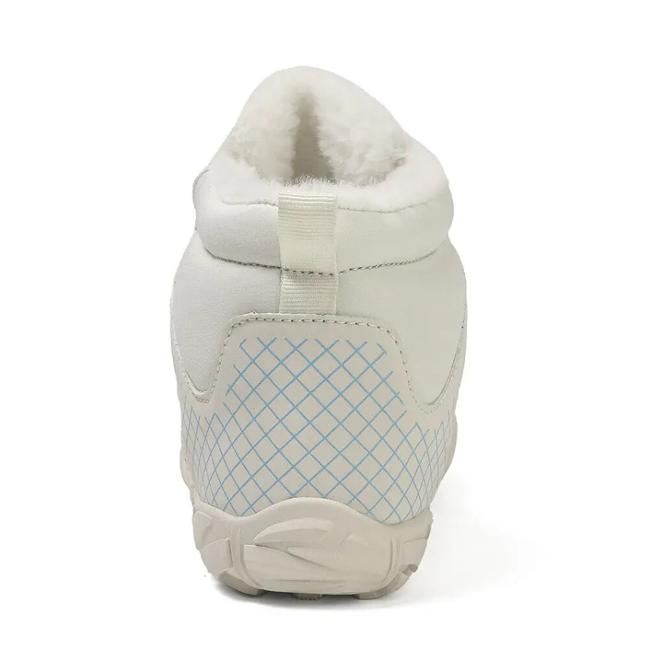 Unisex barefoot winterschoenen met elastische veters en brede neus