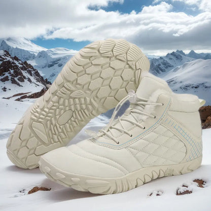Unisex barefoot winterschoenen met elastische veters en brede neus