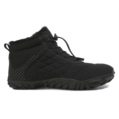Unisex barefoot winterschoenen met elastische veters en brede neus