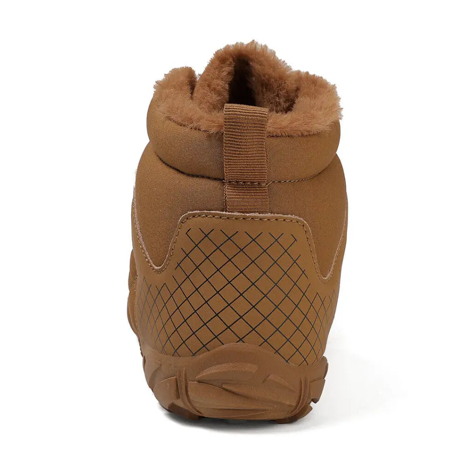 Unisex barefoot winterschoenen met elastische veters en brede neus