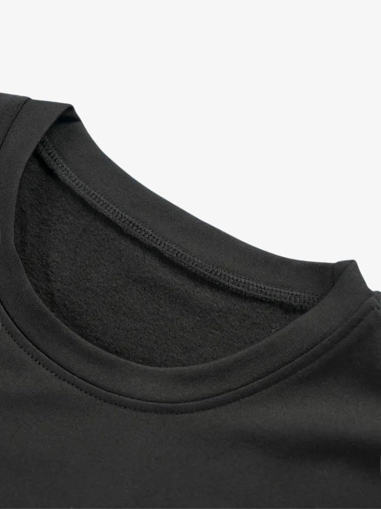 Gevoerde thermoset voor dames met shirt met lange mouwen en legging - beeld 2