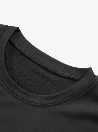 Gevoerde thermoset voor dames met shirt met lange mouwen en legging - beeld 2