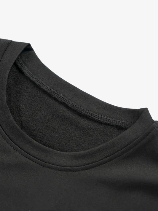 Gevoerde thermoset voor dames met shirt met lange mouwen en legging - beeld 2