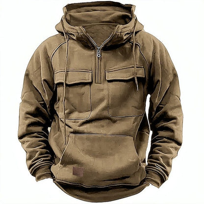 Warme Premium Hoodie voor de Winter - Katoenmix met Fleece Voering en Capuchon