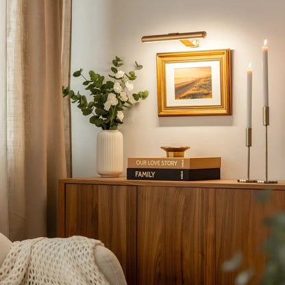 ArtGlow LED wandlamp draadloos dimbaar voor kunst en foto’s