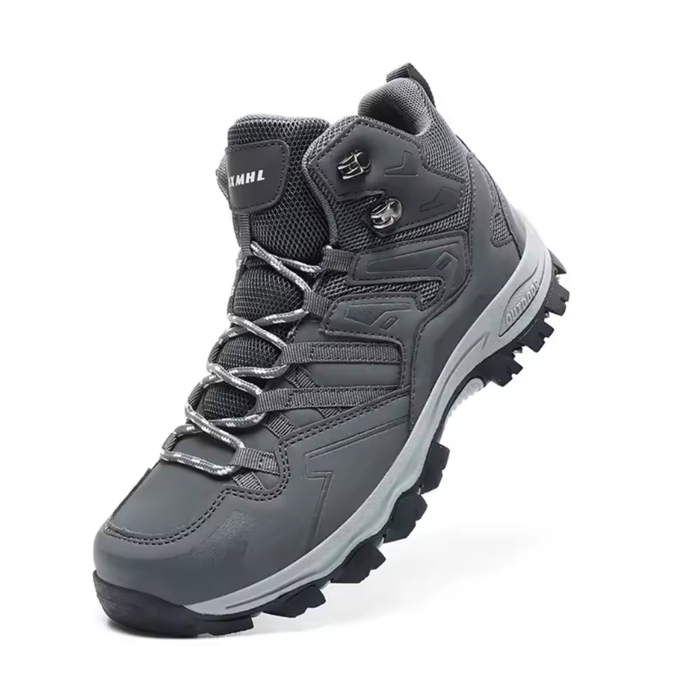 Halfhoge wandelschoenen voor dames en heren met profielzool