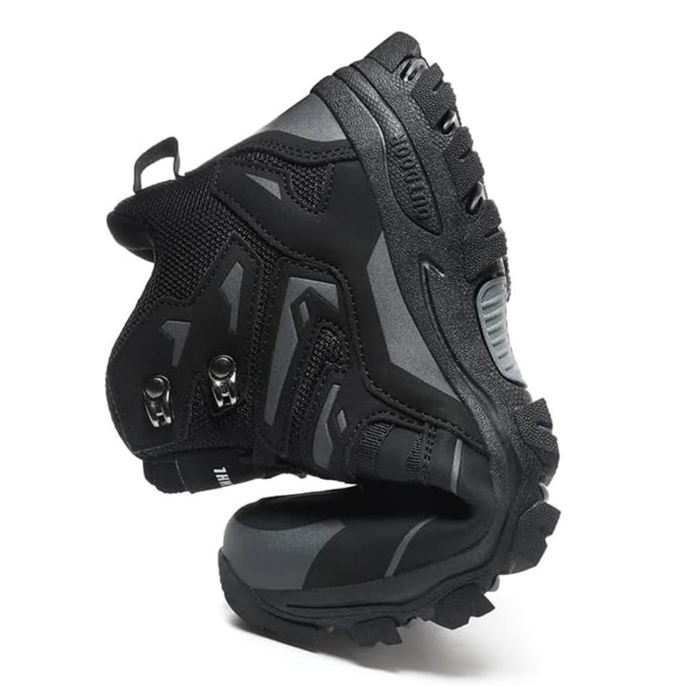 Halfhoge wandelschoenen voor dames en heren met profielzool