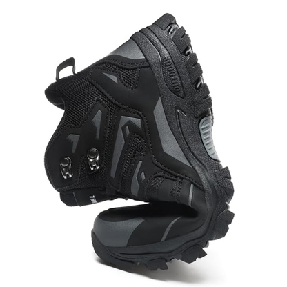 Halfhoge wandelschoenen voor dames en heren met profielzool