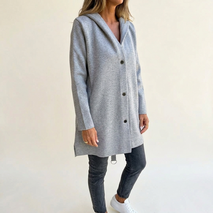 Vestjas dames met capuchon - detailfoto