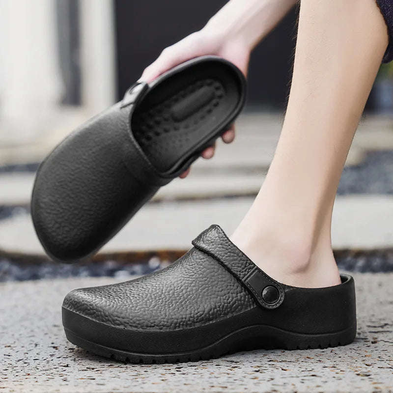 Horeca schoenen van EVA met dichte neus, draaibare hielband en antislipzool - beeld 2
