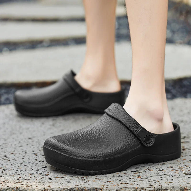 Horeca schoenen van EVA met dichte neus, draaibare hielband en antislipzool - beeld 3