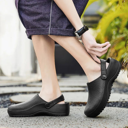 Horeca schoenen van EVA met dichte neus, draaibare hielband en antislipzool - beeld 4