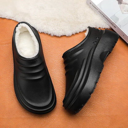 Horeca schoenen van EVA met dichte neus, dikke antislipzool en pluche voering
