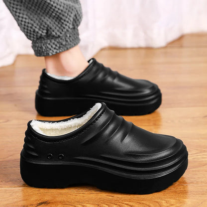 Horeca schoenen van EVA met dichte neus, dikke antislipzool en pluche voering - beeld 3
