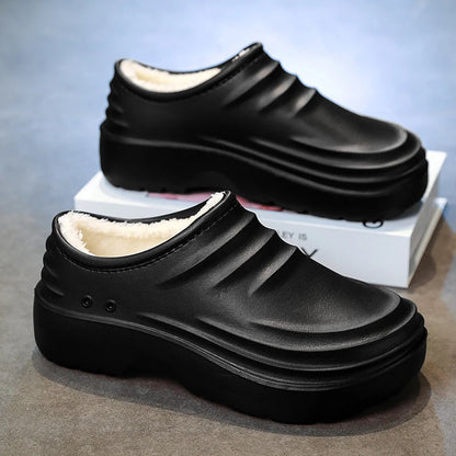 Horeca schoenen van EVA met dichte neus, dikke antislipzool en pluche voering - beeld 4