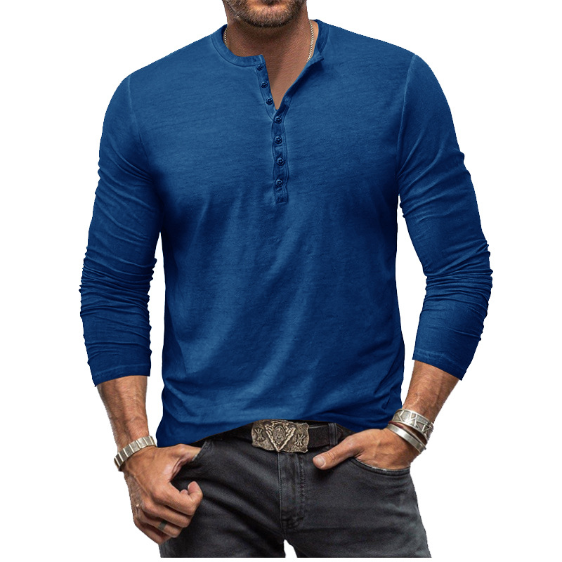 Henley Shirt - Heren  - Regular Fit, Premium Kwaliteit & Tijdloos Design