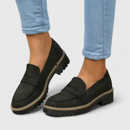 Orthopedische instap loafers dames - comfortabele verzorgde instappers met voetsteun