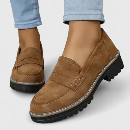 Orthopedische instap loafers dames - comfortabele verzorgde instappers met voetsteun
