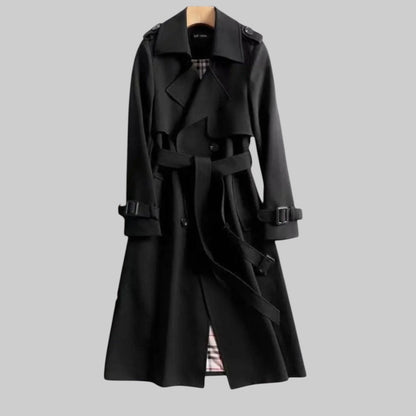 Klassieke trenchcoat dames blauw - veelzijdige jas voor tussenseizoenen