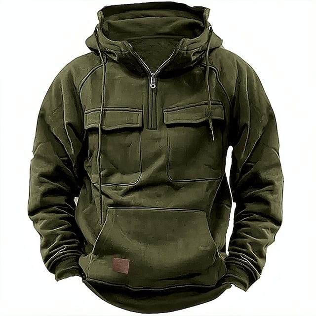 Warme Premium Hoodie voor de Winter - Katoenmix met Fleece Voering en Capuchon