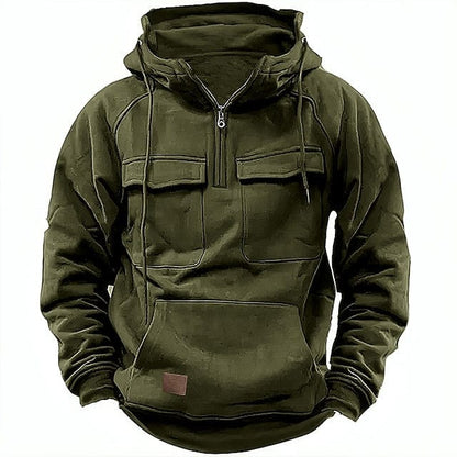 Warme Premium Hoodie voor de Winter - Katoenmix met Fleece Voering en Capuchon
