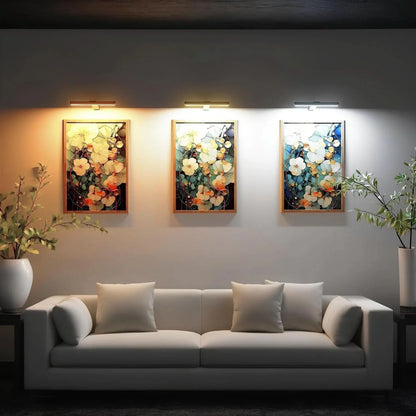 ArtGlow LED wandlamp draadloos dimbaar voor kunst en foto’s