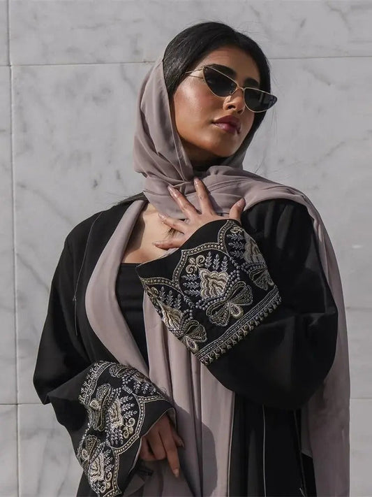 Abaya - Stijlvol en Elegant - Zwart - Dames