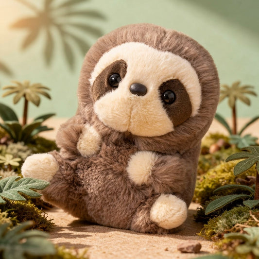 Mini luiaardknuffel van 14 cm