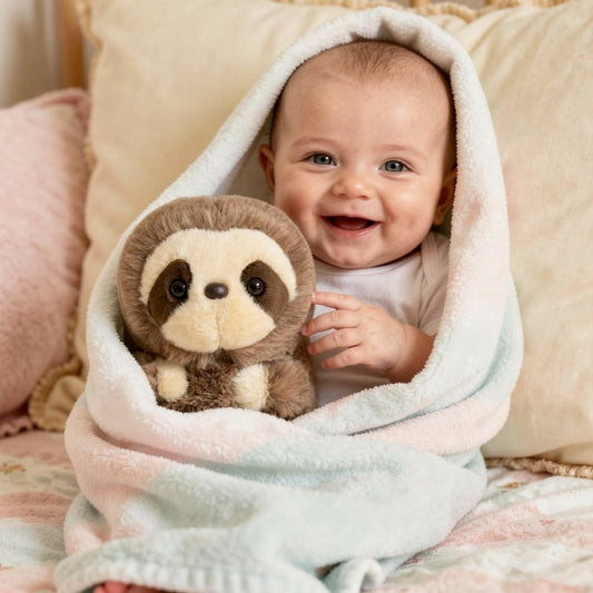Mini luiaardknuffel van 14 cm - beeld 2