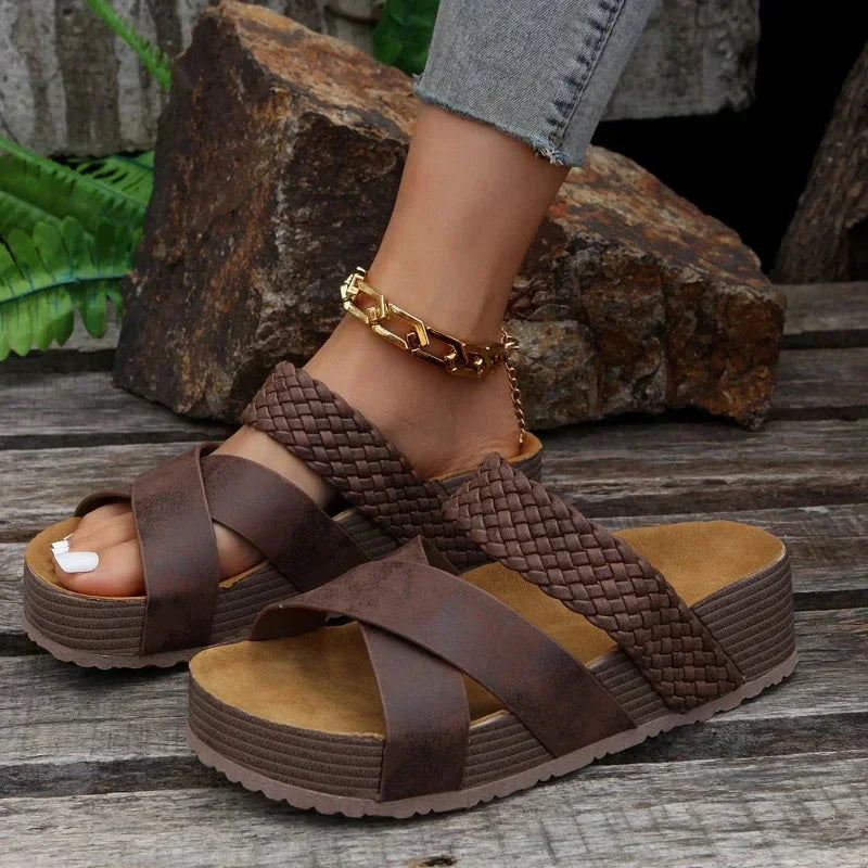 Orthopedische sandalen dames wit ergonomisch pijnvrij dagelijks gebruik