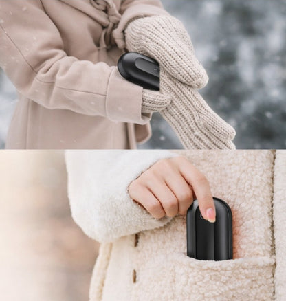 Twee oplaadbare handwarmers met display en magneet - beeld 3