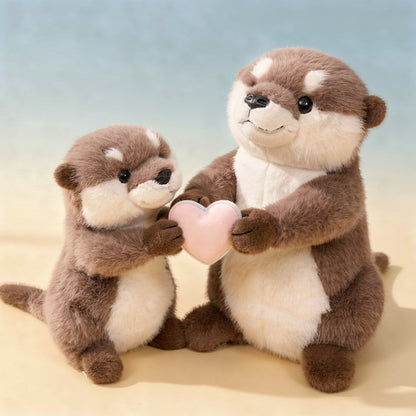 Otterknuffel met magnetische pootjes - 35 cm