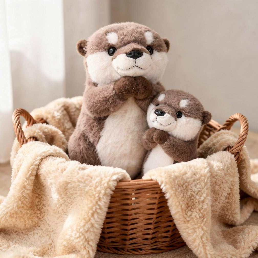 Otterknuffel met magnetische pootjes - beeld 2