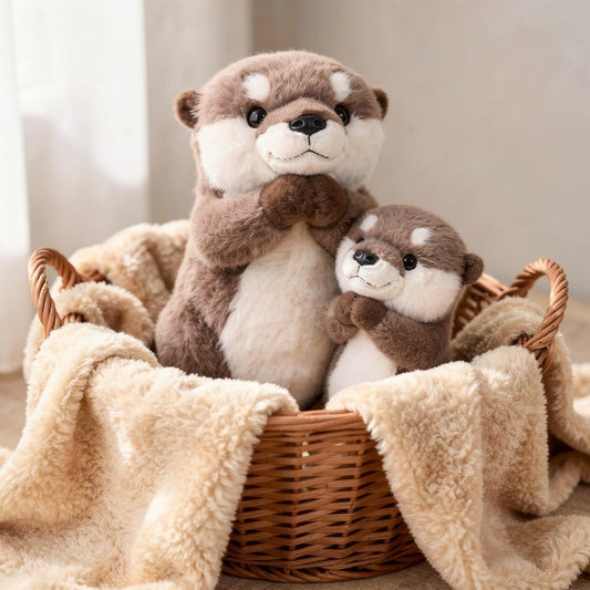 Otterknuffel met magnetische pootjes - beeld 2