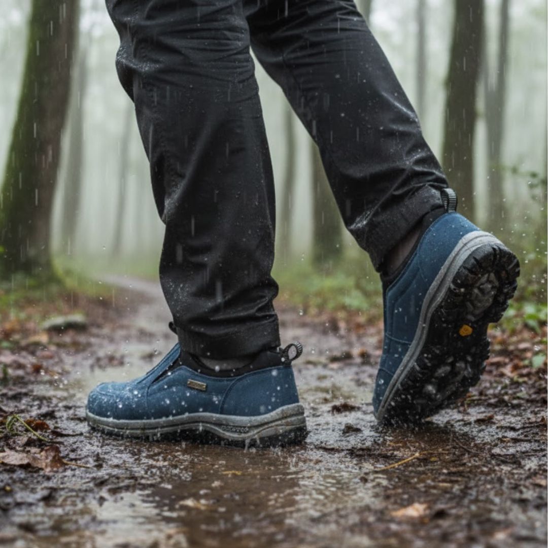 Outdoor instappers voor dames en heren met profielzool